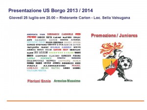 Presentazione squadra 2013-2014